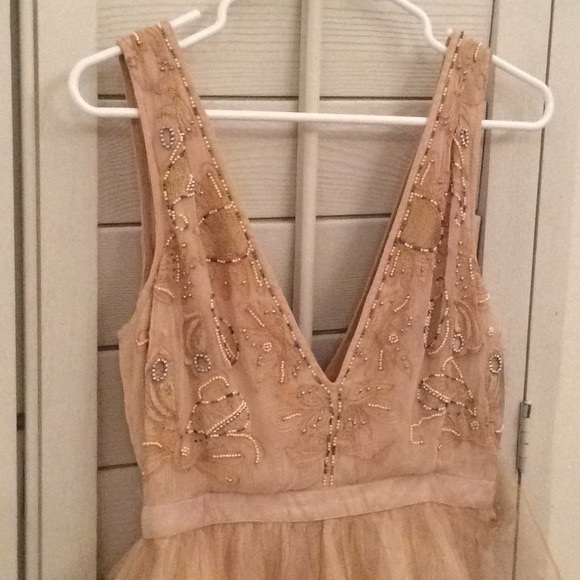 NWT Free People Déjà Vu Tulle Embellished Dress - Picture 7 of 8